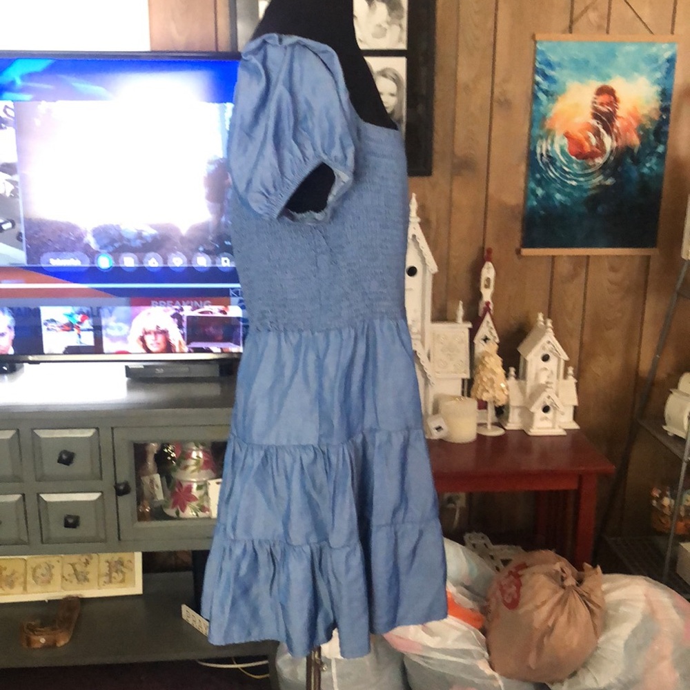 NWT Harper & Ivy Blue Dress size XXL - Picture 4 of 10